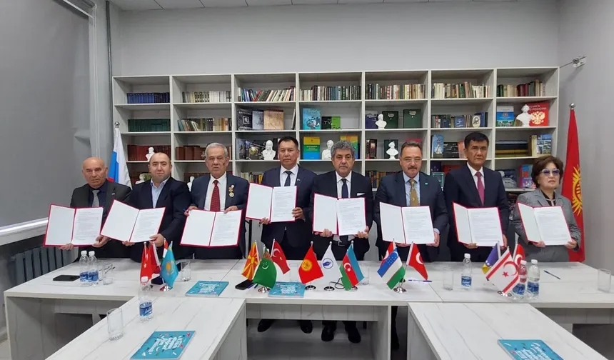 Türk Dünyası medyası Bişkek'te buluştu: Ortak haber portalı için iş birliği protokolü imzalandı