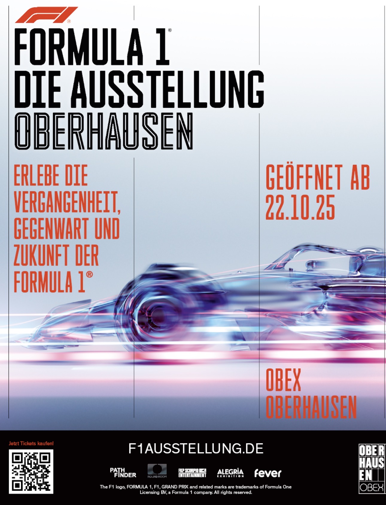 FORMULA 1® AUSSTELLUNG FEIERT DEUTSCHLAND-PREMIERE IN OBERHAUSEN