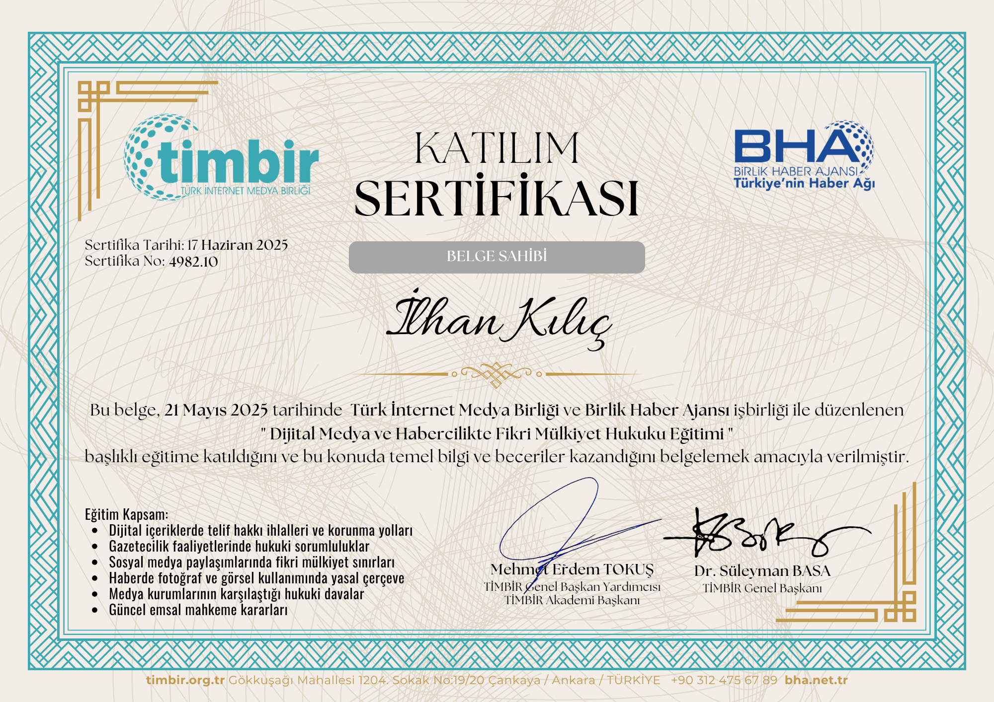 T İ M B İ R Fikri Mülkiyet55