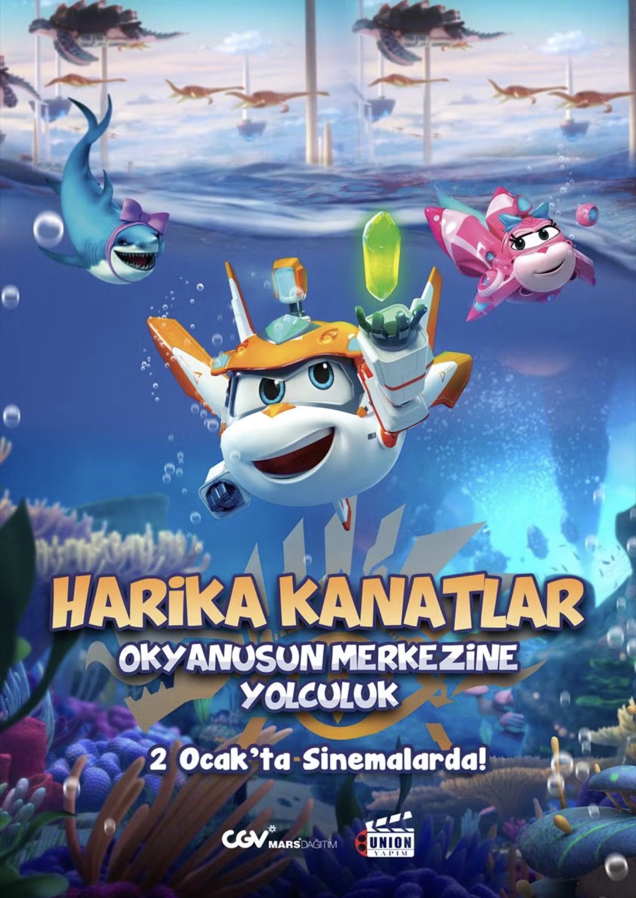 Harika Kanatlar: Okyanusun Merkezine Yolculuk (Super Wings: Journey to the Center of the World)