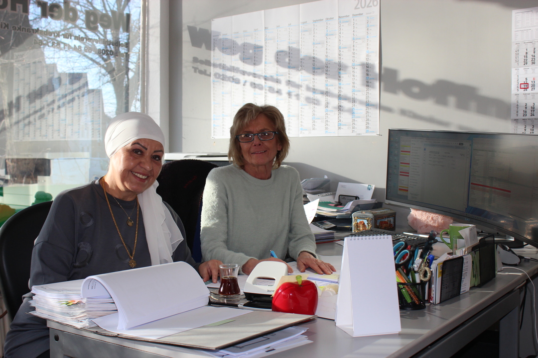 Başkan Aynur Çelikdöven - Başkan Vekili Gabriele Terschlüsen