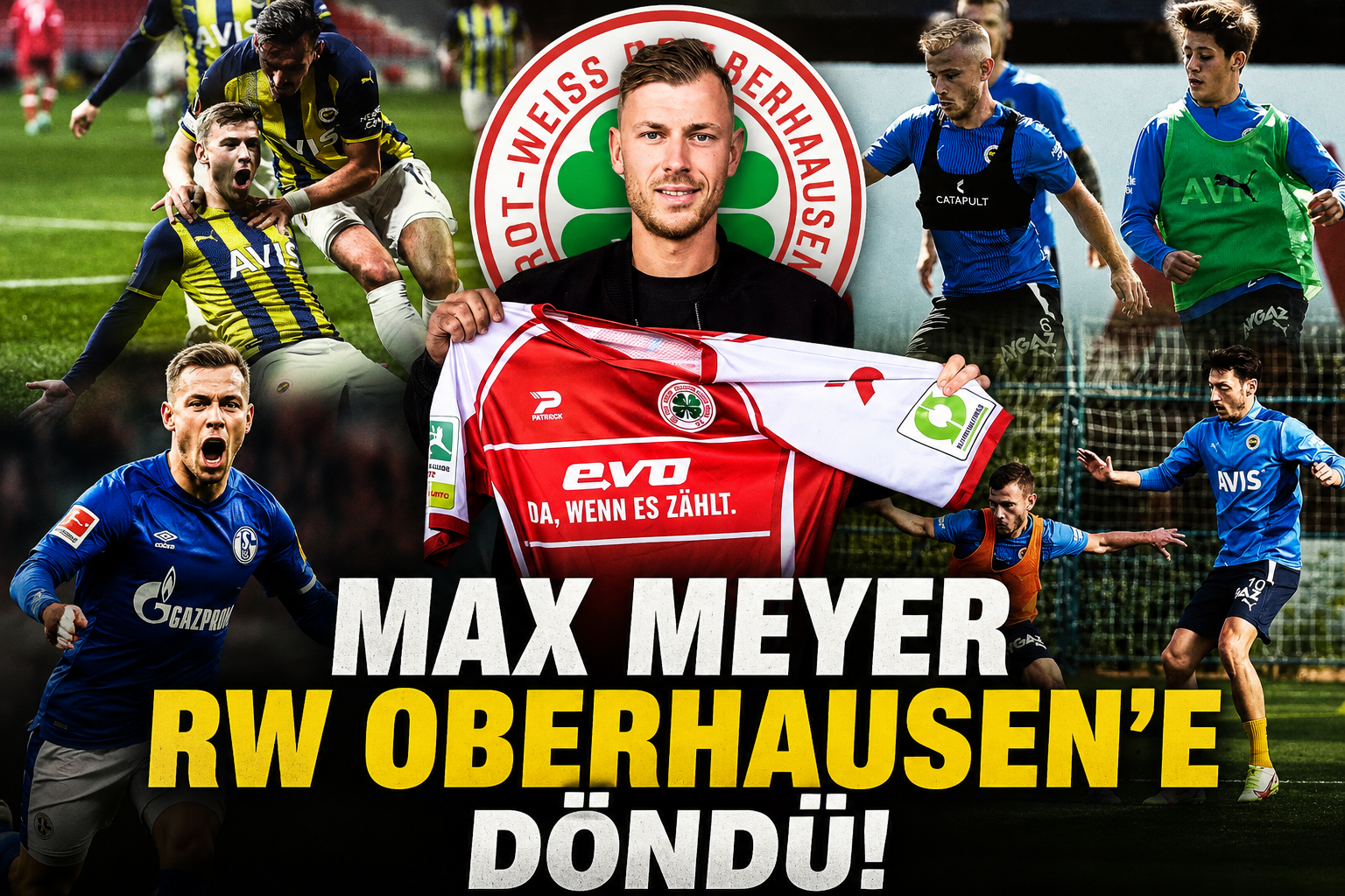 Eski Fenerbahçeli Max Meyer, RW Oberhausen’e Döndü