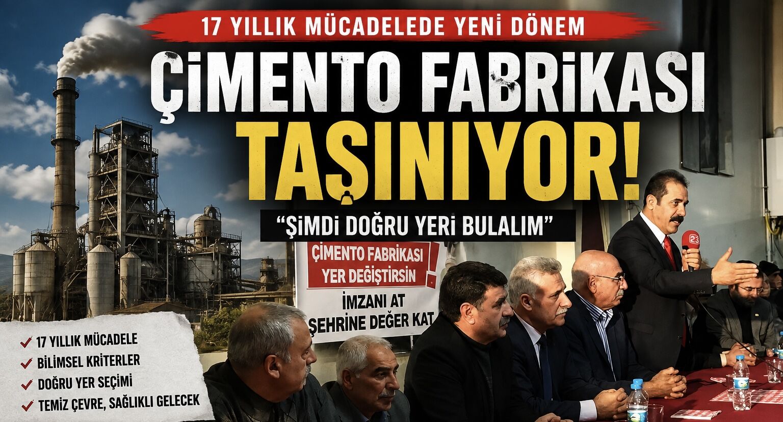 Prof. Dr. Bilal Çoban’dan Çimento Fabrikası İçin Çağrı