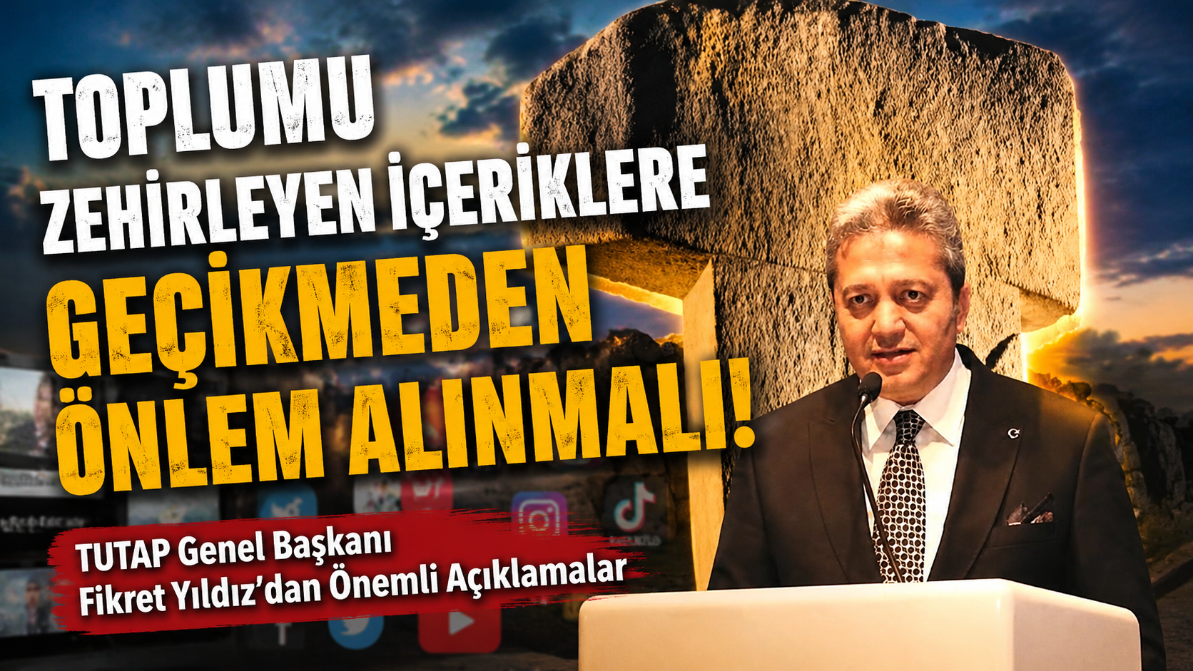 TUTAP Genel Başkanı Fikret Yıldız’dan Toplumsal Değerler İçin Acil Çağrı