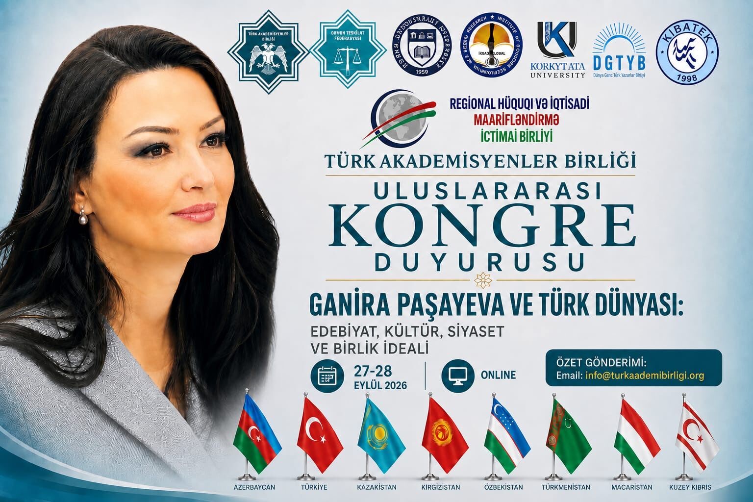 Ganira Paşayeva ve Türk Dünyası Uluslararası Kongresi Eylül’de Düzenlenecek