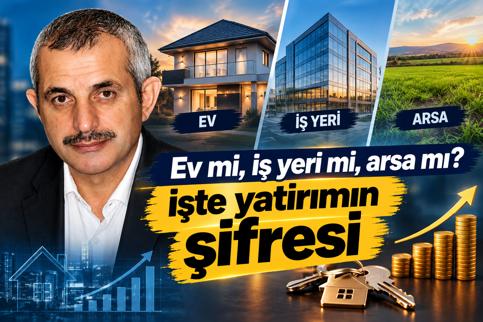 Ev mi, iş yeri mi, arsa mı? İşte yatırımın şifresi