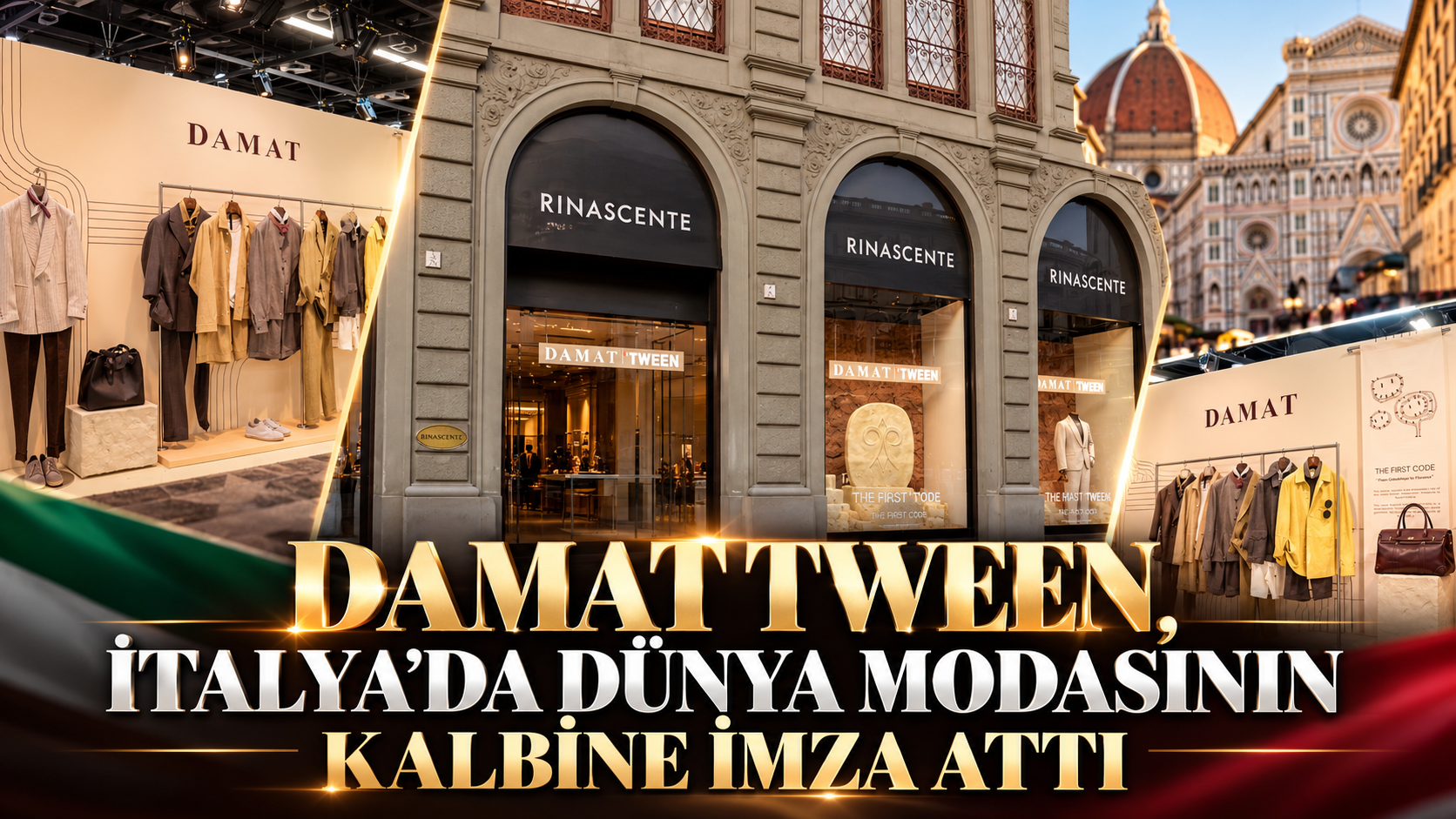 Damat Tween, İtalya’da dünya modasının  kalbine imza attı