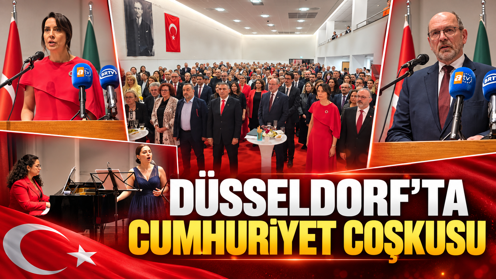 Düsseldorf Başkonsolosluğu’nda 103. Yıl Cumhuriyet Coşkusu