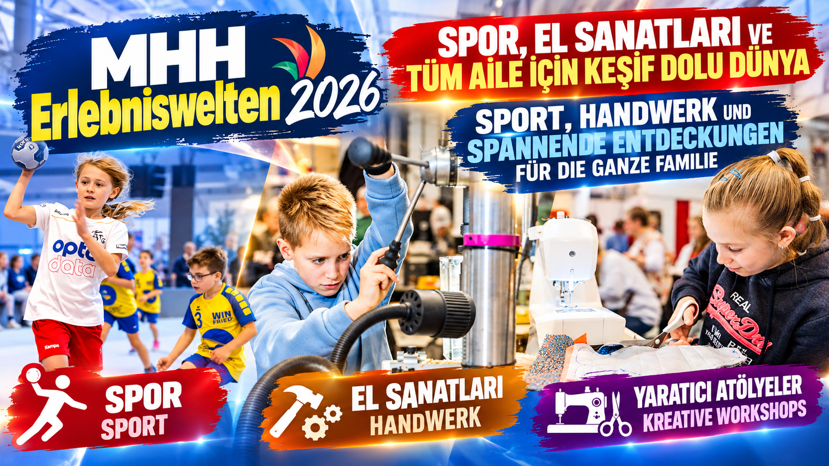 MHH Erlebniswelten 2026, Essen’de Aileleri Ücretsiz Etkinliklerle Buluşturacak
